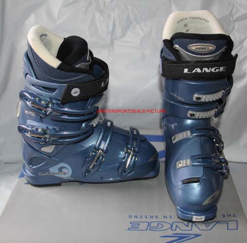 NEW women's Ski boots Lange  size mondo 23.5 women  light blue NEW