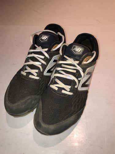 Kid's Black Metal Cleats New Balance