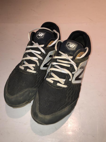 Kid's Black Metal Cleats New Balance