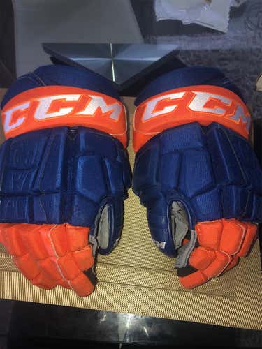 Blue Senior CCM Gloves 13" Pro Stock