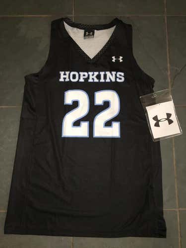 New Under Armour JOHNS HOPKINS #22 Womens Lacrosse Game Jersey SMALL