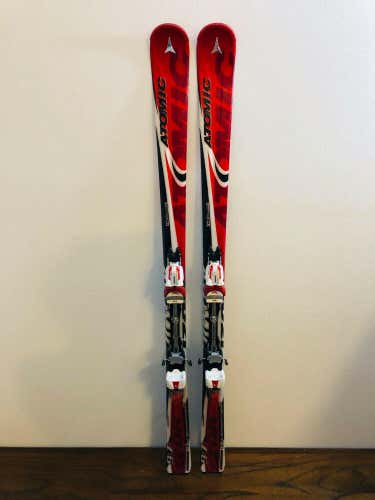 Atomic Izor 9:7 Downhill Skis 159 cm. 9.7 4Tix 412 Bindings FRESH TUNE!