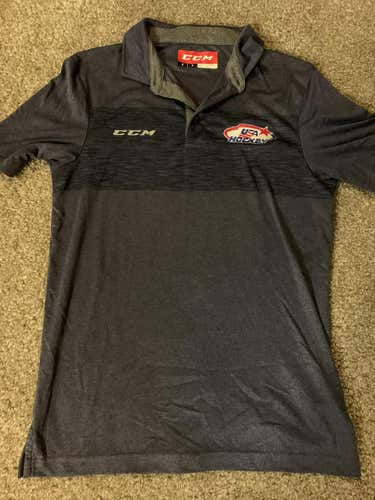 Gray Adult Men's Small CCM Shirt