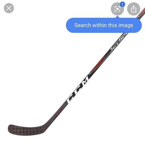 Intermediate Left Handed JetSpeed Hockey Stick P29 65 Flex Grip NEED GONE SEND OFFERS