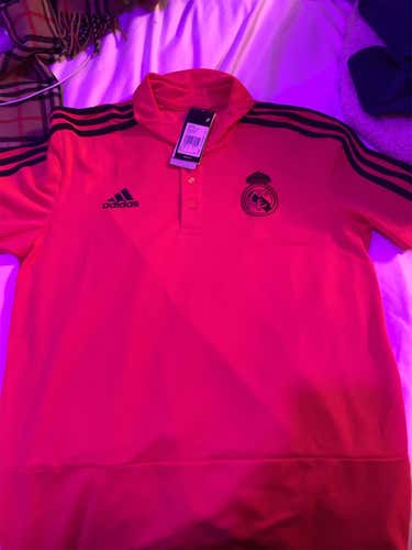 Orange Men's Large Adidas Shirt