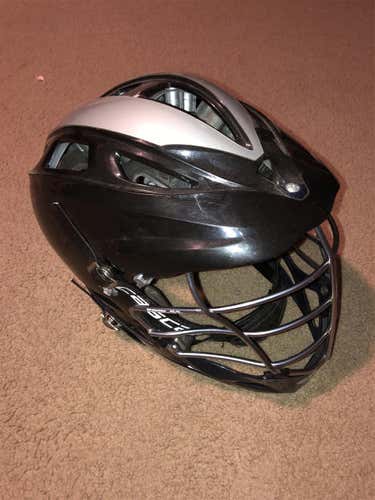 Black Cascade Pro7 Helmet Used With Stickers