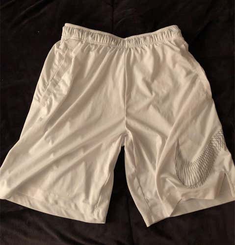 White Men's Medium Nike Shorts