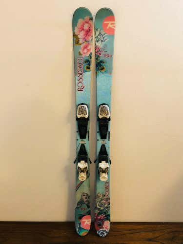 Rossignol Trixie Pro Girl's Skis 138 cm. Marker Bindings junior boys girls