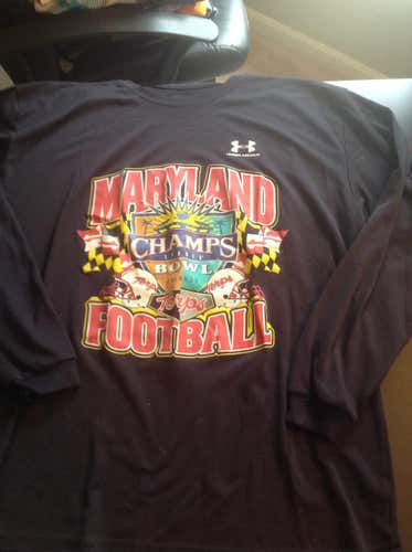 Maryland Football Extra Large Under Armour Shirt