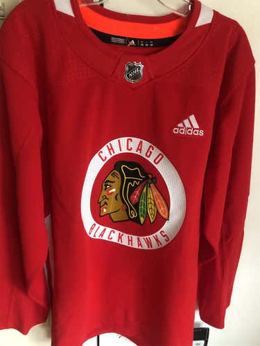 Chicago Blackhawks Adidas Men’s Authentic Practice Jersey 50
