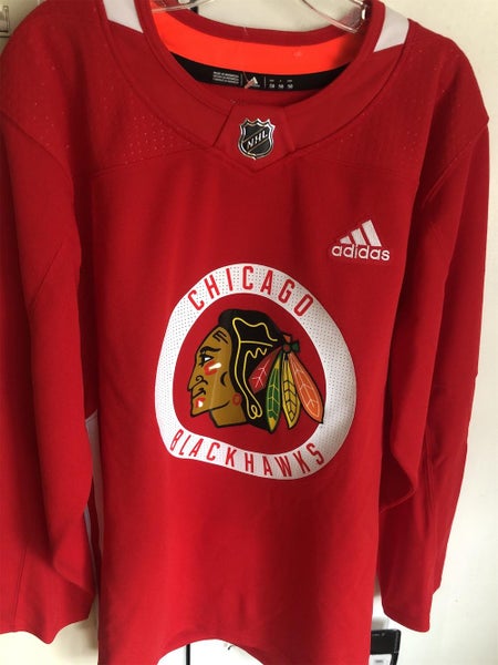 Chicago Blackhawks Adidas Men’s Authentic Practice Jersey 50