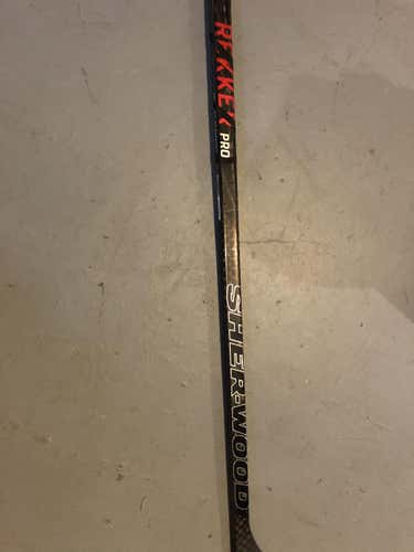 Senior Sher-Wood Left Handed Rekker Pro Hockey Stick Mid