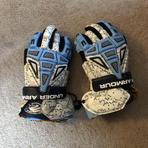 Blue New Player Under Armour Command Pro 13" Lacrosse Gloves