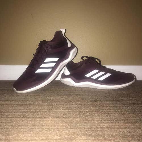 Maroon Adidas Trainers (size 12)