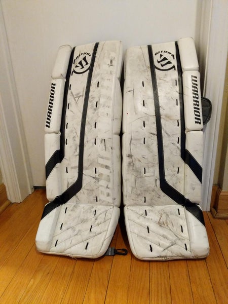 White Intermediate 30" Warrior Ritual G2 Goalie Leg Pads