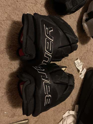 Black Senior Bauer Vapor 1X Pro Lite 13"  Gloves