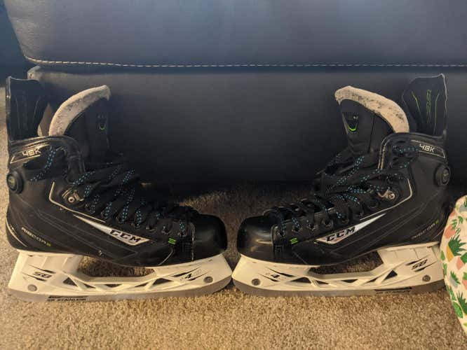 Senior CCM RibCor 48K Pump Hockey Skates D&R (Regular) Size 9.5