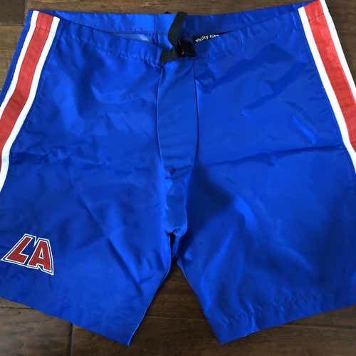Senior Medium Pant shell. Royal blue with red and white trim.