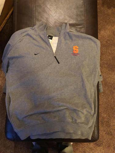 Gray Men's Extra Large Nike Quarter zip - Susquehanna Lacrosse