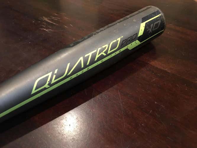 USABat Certified 2018 Rawlings Composite Quatro Pro Bat (-10) 20 oz 30"