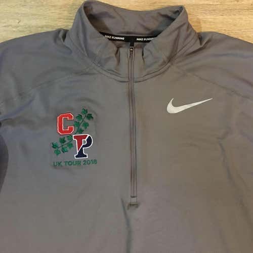 (Medium) Nike Cornell Big Red / Penn Quakers UK Tour 2018 Dri-FIT Pullover Jacket