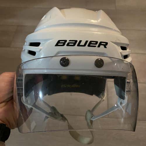 White  Small Bauer Re-Akt Pro Stock Helmet