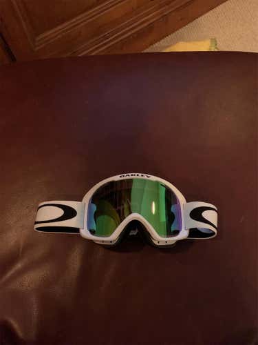 Green Men's Oakley Large Ski Goggles