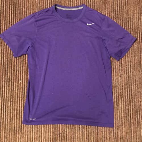 Purple Nike Dri Fit Shirt (Large)
