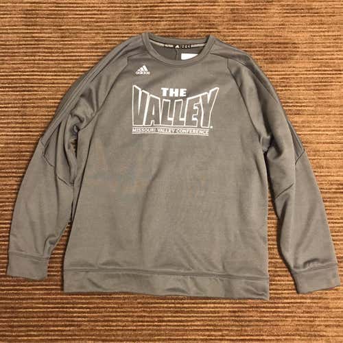 Gray Adidas “Missouri Valley Conference” Sweatshirt (XL)