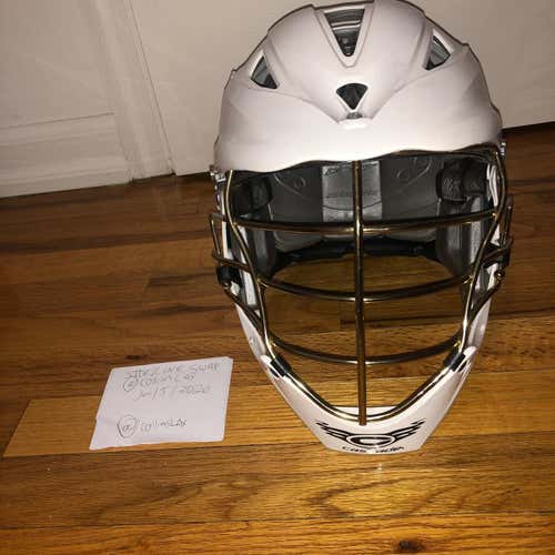 Cascade Pro-7; BRAND NEW NEVER USED; GOLD CHROME FACEMASK
