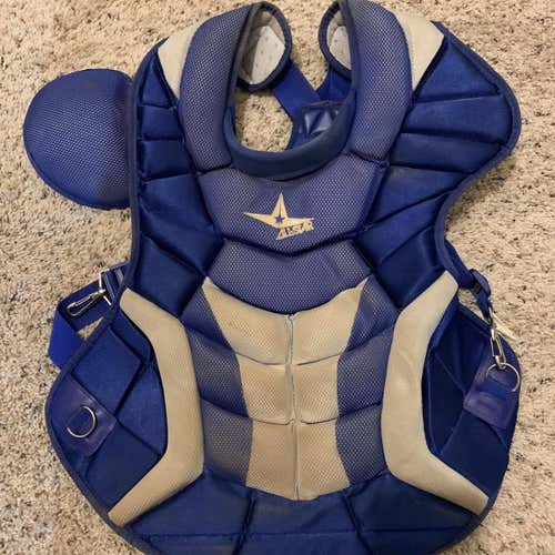 Blue Adult All Star System 7 Catcher's Chest Protector