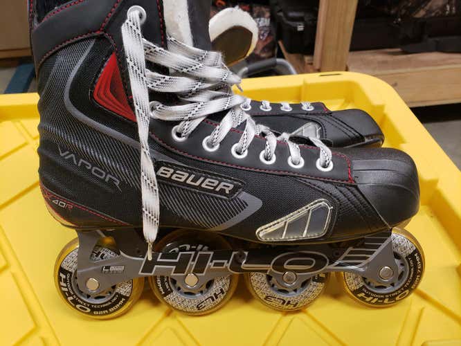 Like new Senior Bauer Vapor X40R Inline Skates D&R (Regular) Size 10