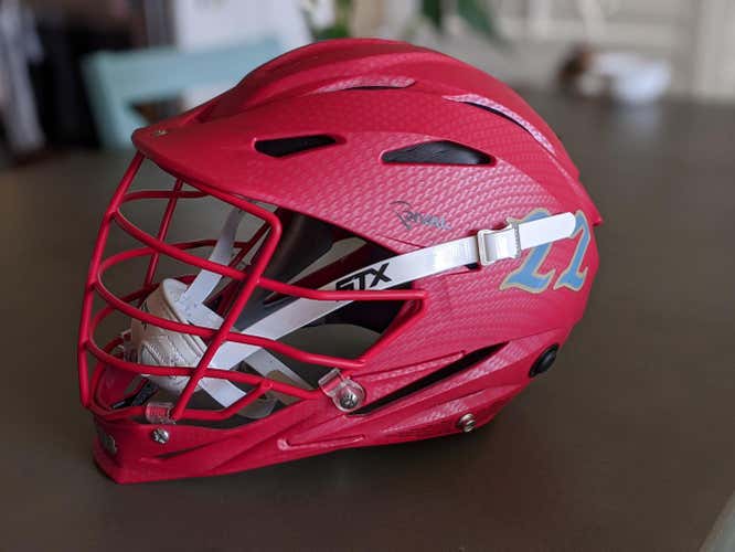Red STX Rival Helmet