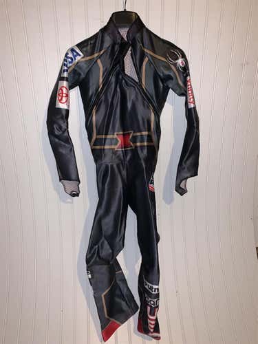 New USST Black Widow Youth Medium Spyder Speed Suit (Rare)