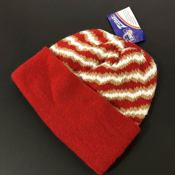 New Era NFL San Francisco 49ers Beanie Pomz Red Knit Hat