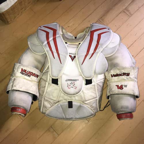 Large Body/XL Arms Custom Vaughn Pro Stock Goalie Chest Protector