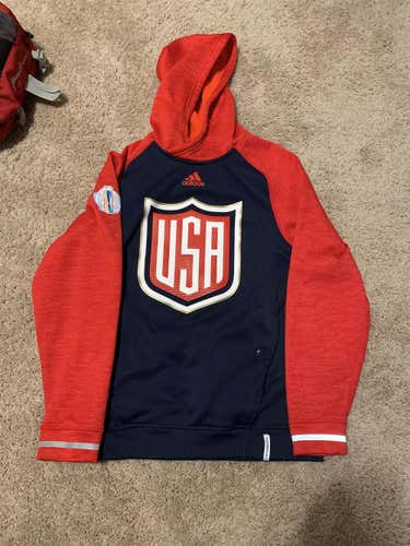 USA World Cup Of Hockey Adult Small Hoodie