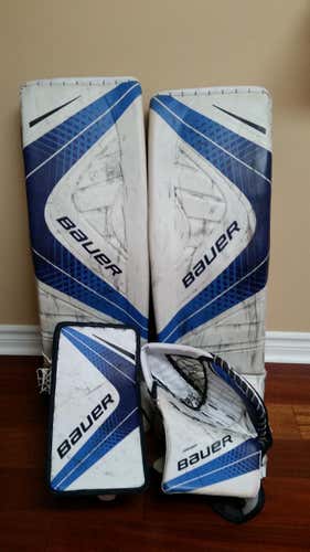 Bauer Vapor 1X Pro Goalie Full Set Pro Stock X-Large (36+1) White/Blue