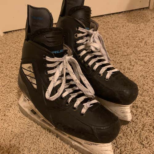 Senior True Pro Custom D&R (Regular) Pro Stock Size 9 Hockey Skates With Brand New Step Steel