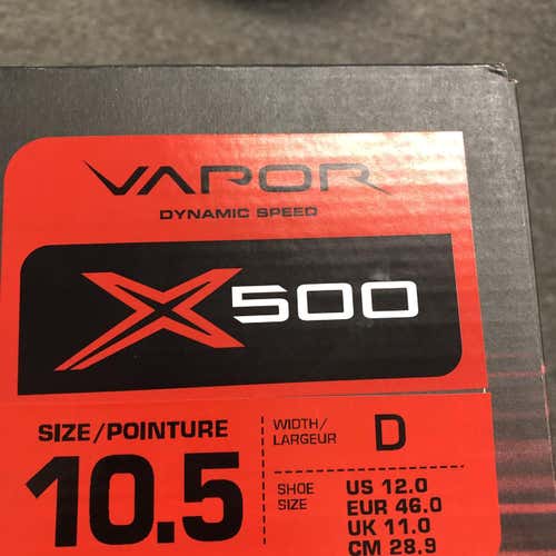 Senior Bauer Vapor X500 Size 10.5D Hockey Skates
