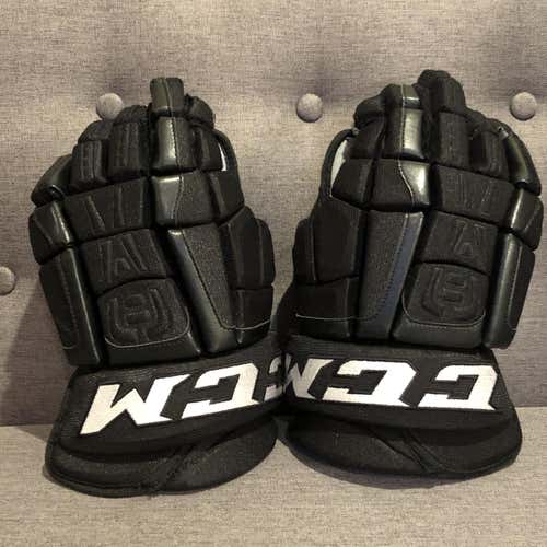 Black New Senior CCM HGCLPR Gloves 13" Pro Stock