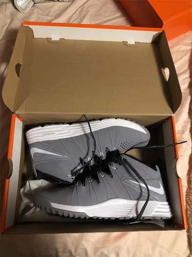 Gray Nike Turf Shoes