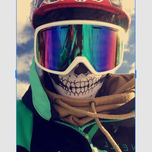 White Unisex Smith Medium Snowboard Goggles