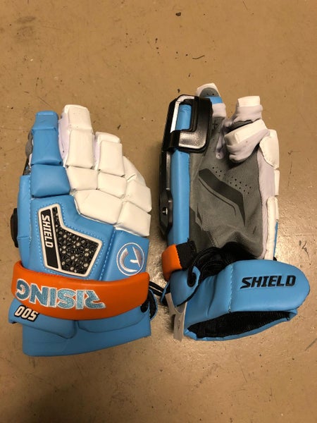 Blue New STX Goalie Gloves 13"