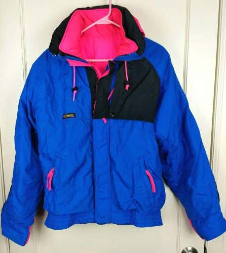 Vtg 90s Columbia Colorblock Criterion Ski Snow Jacket Radial Sleeve 3-in-1 Men M