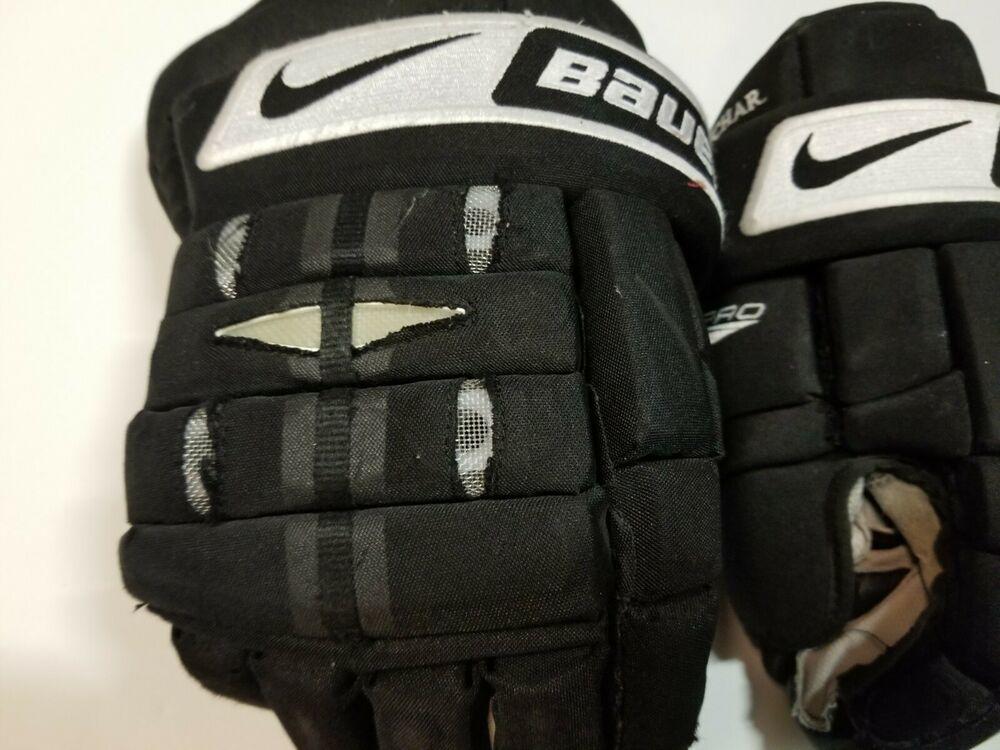 Details about   Pro stock Sergei Gonchar hockey gloves 15" Pittsburgh Penguins 4roll SR MIC HGST 