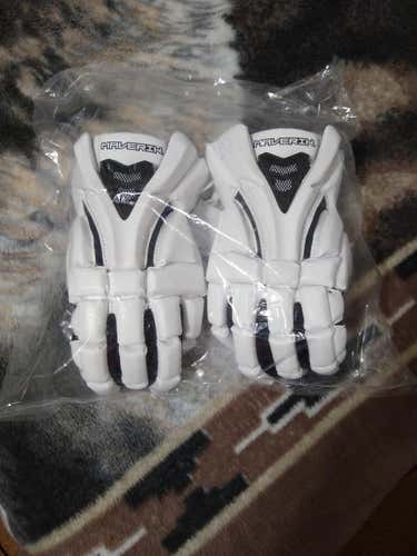 White New Player Maverik Rome RX Lacrosse Gloves 13"