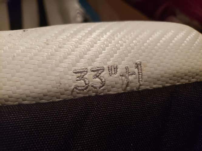 White Senior 33" Brian's Zero G Goalie Leg Pads