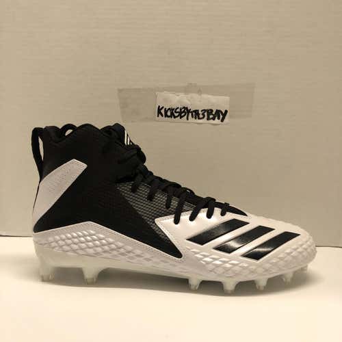 Adidas Freak X Carbon Mid Football Cleats White Black DB0571 Men's size 13
