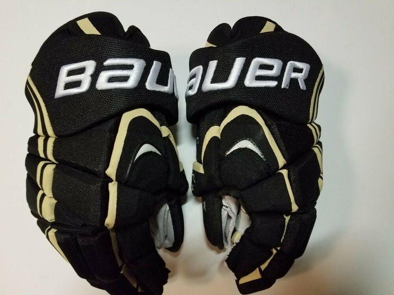 Evgeni Malkin Pittsburgh Penguins Black Nike/Bauer Game Worn Glove
